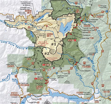 Training and certification options for MAP Map of Mount St. Helens